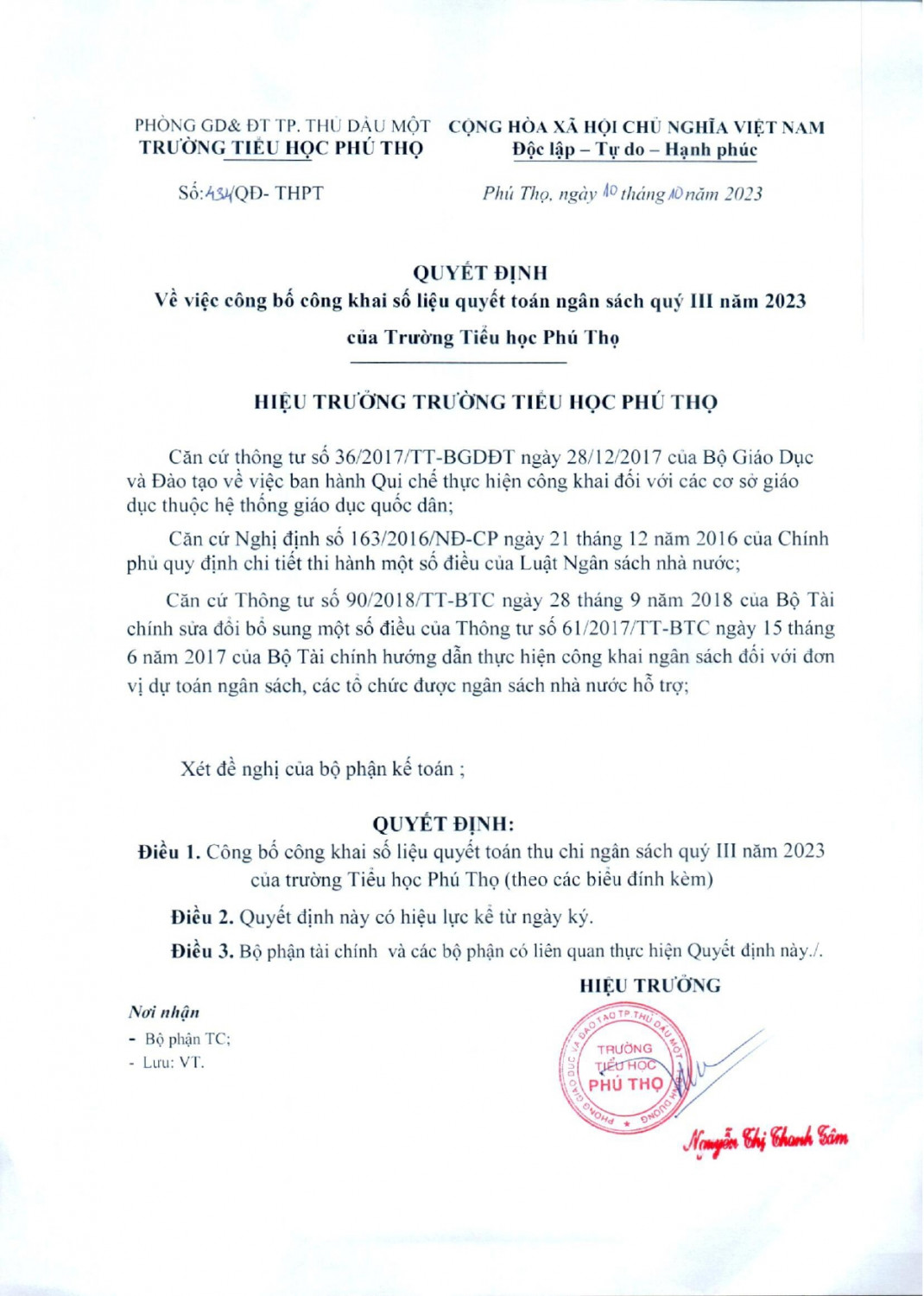 QD CONG KHAI DU TOAN NS QUYET TOAN THU CHI NS QUI III NAM 2023 0001 page 0005